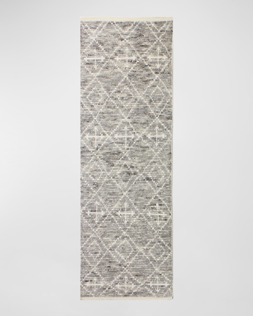 Oscar Hand-Knotted Rug, 3' x 8'